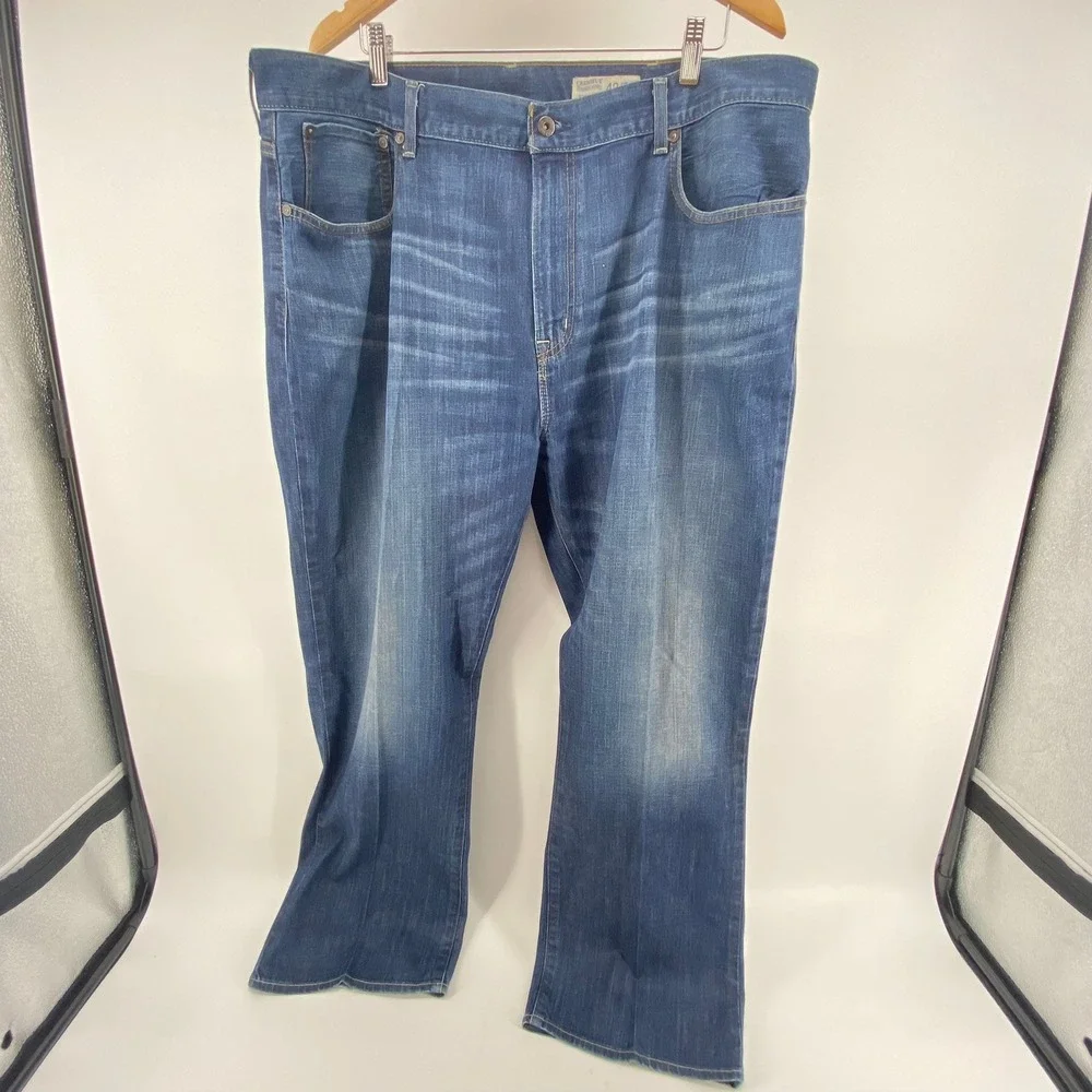 Cremieux Boot Cut Mens Jeans Relaxed Fit Medium Wash 5 Pocket Denim Pants 42x32